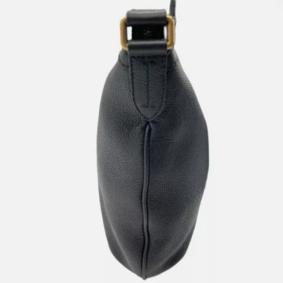 GUCCI black leather Half Moon shoulder bag - Picture 2 of 13